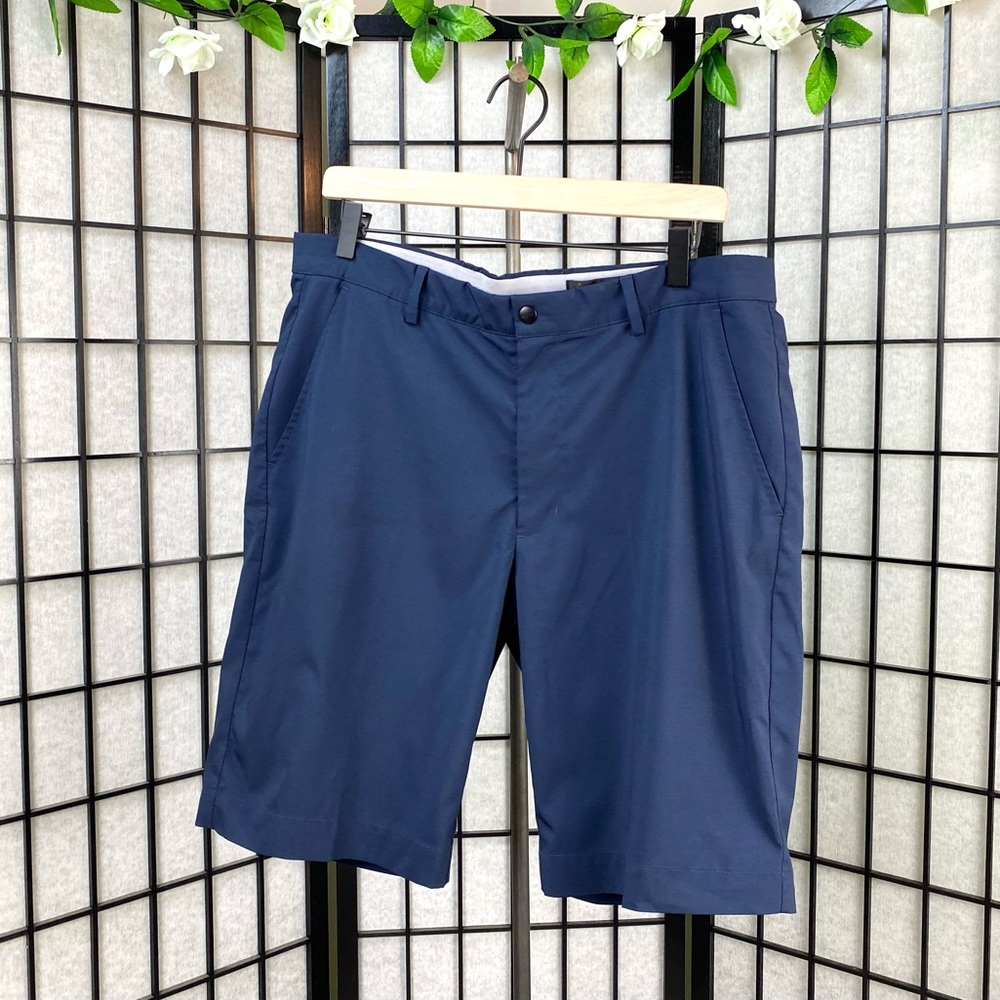 Greg Norman Collection Mens Navy Blue Performance Shorts